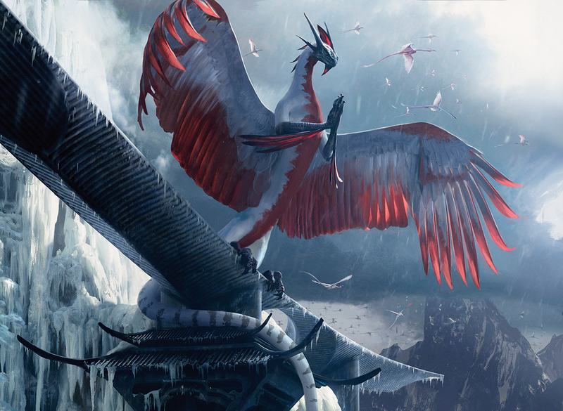 Illustration for article titled Dragons Rule The Skies In The Latest Magic: The Gathering Expansion